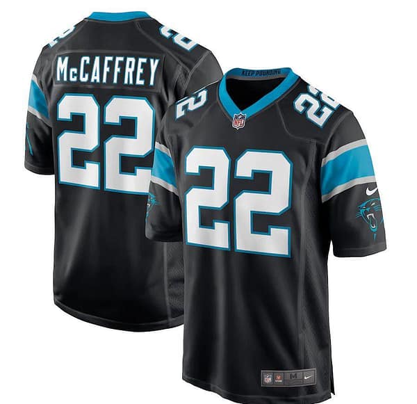 Men's Christian McCaffrey Black Player Limited Team Jersey