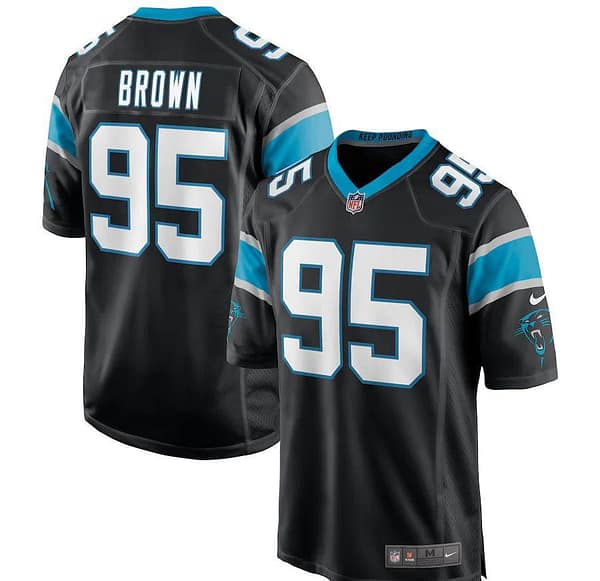 Men's Derrick Brown Black 2020 Draft First Round Pick Player Limited Team Jersey