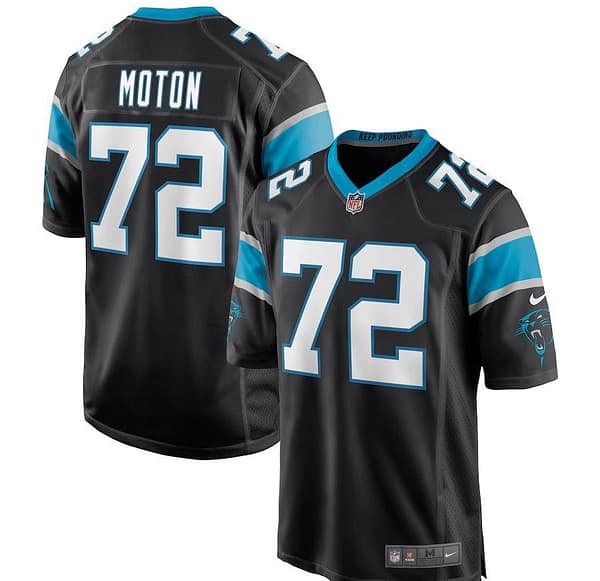Men's Taylor Moton Black Player Limited Team Jersey