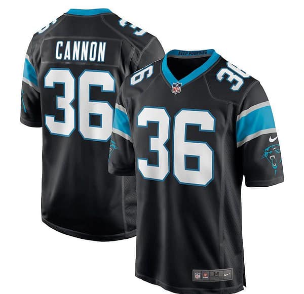 Men's Trenton Cannon Black Player Limited Team Jersey