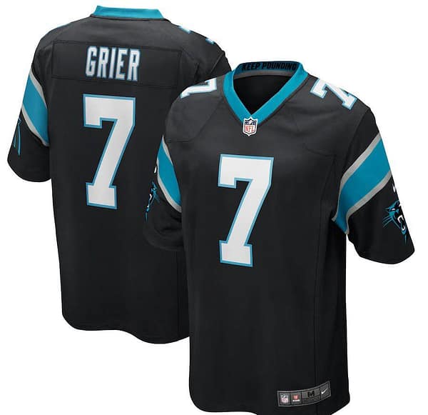 Men's Will Grier Black Player Limited Team Jersey