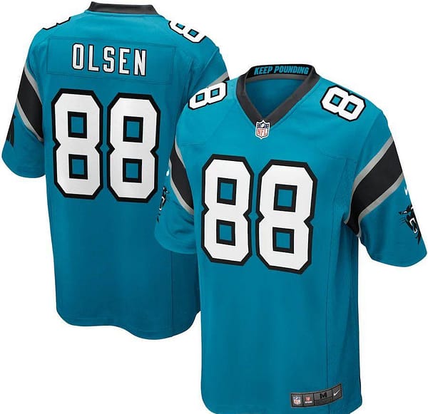 Youth Greg Olsen Panther Blue Alternate Player Limited Team Jersey