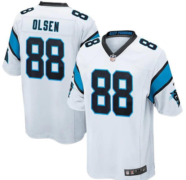 Youth Greg Olsen White Player Limited Team Jersey