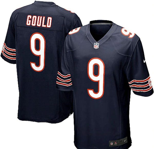 Youth Robbie Gould Navy Blue Player Limited Team Jersey