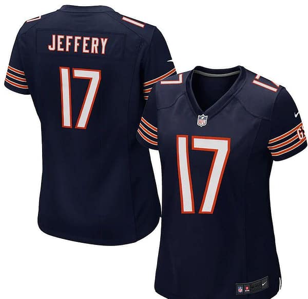 Women's Alshon Jeffery Navy Blue Player Limited Team Jersey