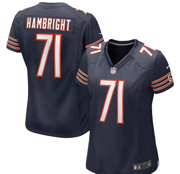 Women's Arlington Hambright Navy Player Limited Team Jersey