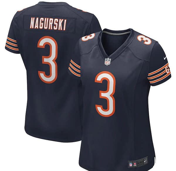 Women's Bronko Nagurski Navy Retired Player Limited Team Jersey