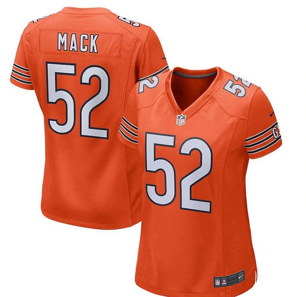 Women's Khalil Mack Orange Player Limited Team Jersey