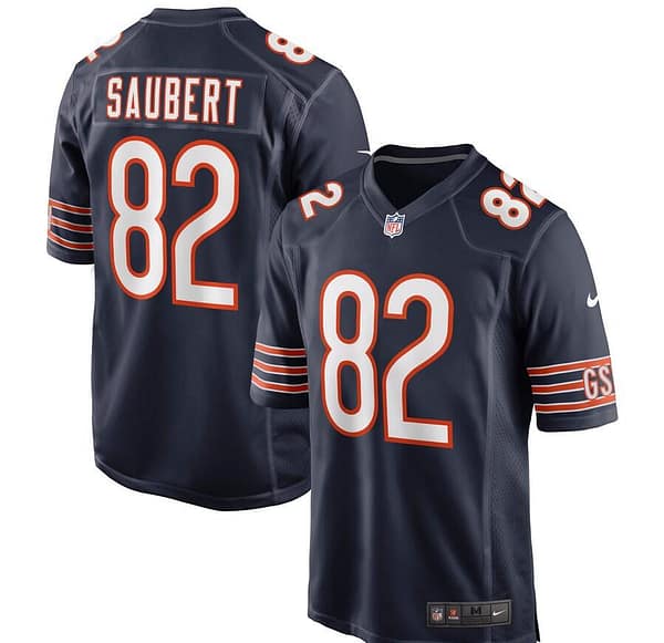 Men's Eric Saubert Navy Player Limited Team Jersey