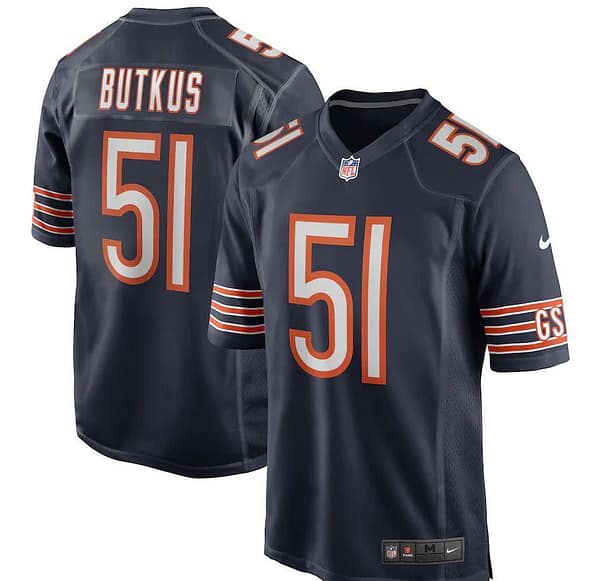 Men's Dick Butkus Navy Retired Player Limited Team Jersey