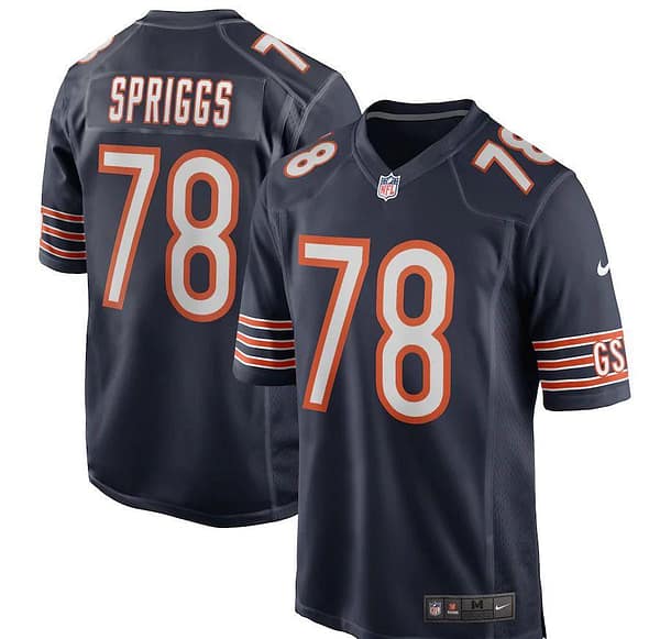 Men's Jason Spriggs Navy Player Limited Team Jersey