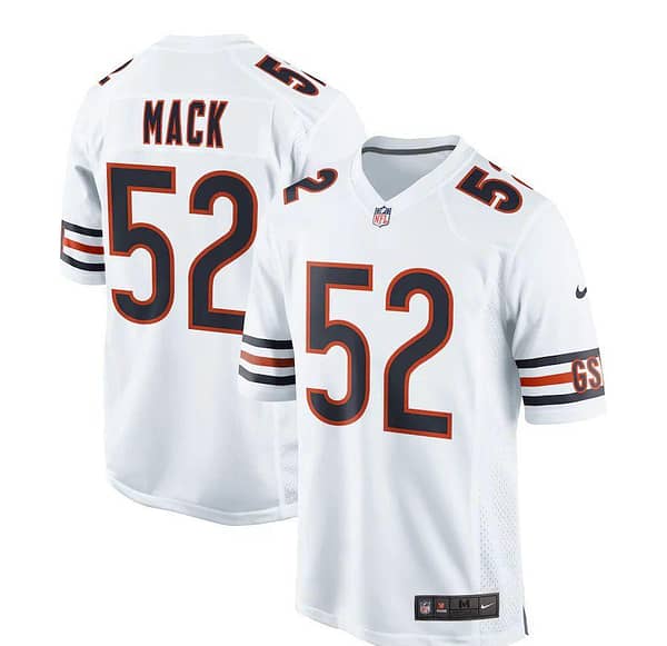 Men's Khalil Mack White Player Limited Team Jersey
