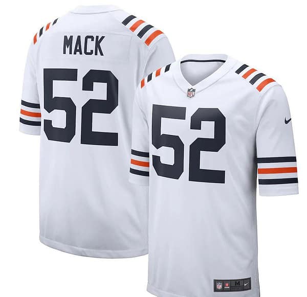 Men's Khalil Mack White 2019 Alternate Classic Player Limited Team Jersey