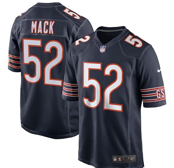 Men's Khalil Mack Navy Player Limited Team Jersey