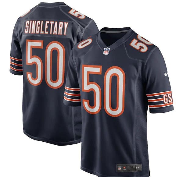 Men's Mike Singletary Navy Retired Player Limited Team Jersey