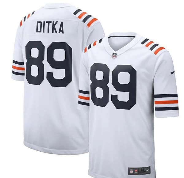 Men's Mike Ditka White 2019 Alternate Classic Retired Player Limited Team Jersey