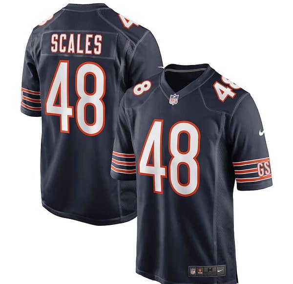 Men's Patrick Scales Navy Player Limited Team Jersey