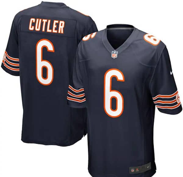 Youth Jay Cutler Navy Blue Player Limited Team Jersey