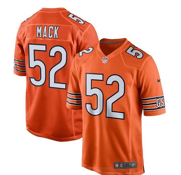 Youth Khalil Mack Orange Alternate Player Limited Team Jersey