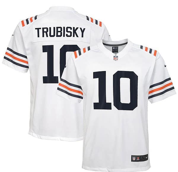 Youth Mitchell Trubisky White 2019 Alternate Classic Player Limited Team Jersey