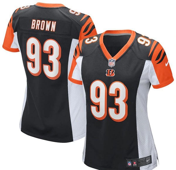 Women's Andrew Brown Black Player Limited Team Jersey