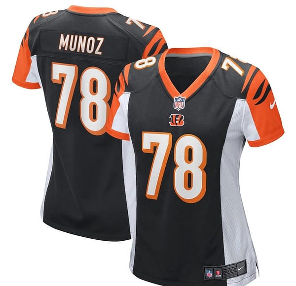 Women's Anthony Munoz Black Retired Player Limited Team Jersey
