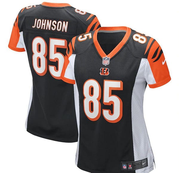 Women's Chad Johnson Black Retired Player Limited Team Jersey