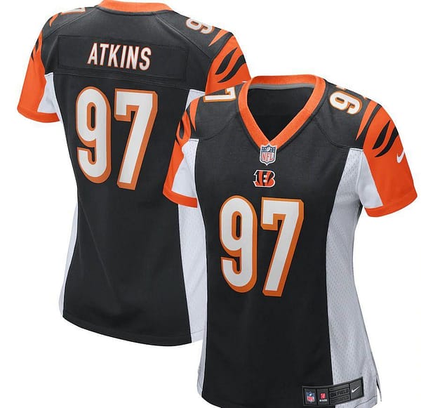 Women's Geno Atkins Black Player Limited Team Jersey