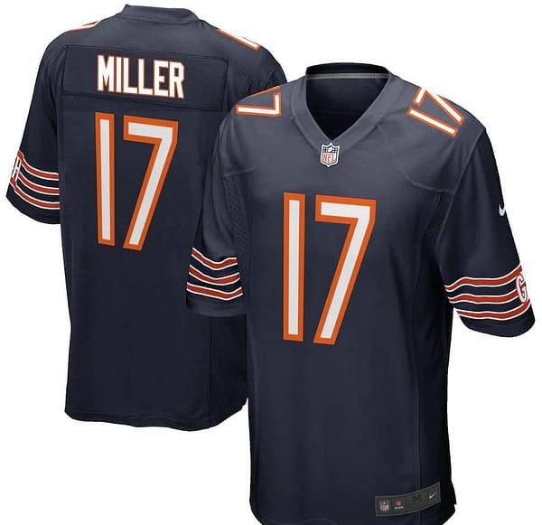 Men's Anthony Miller Navy Player Limited Team Jersey