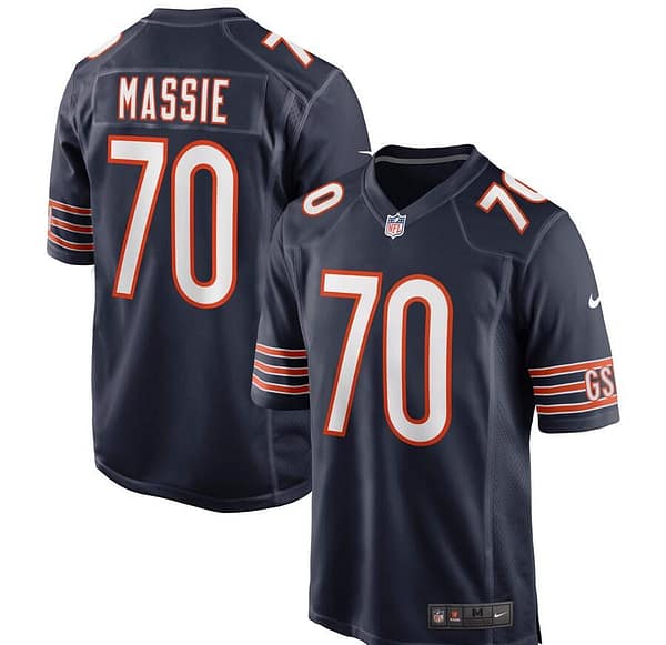 Men's Bobby Massie Navy Player Limited Team Jersey