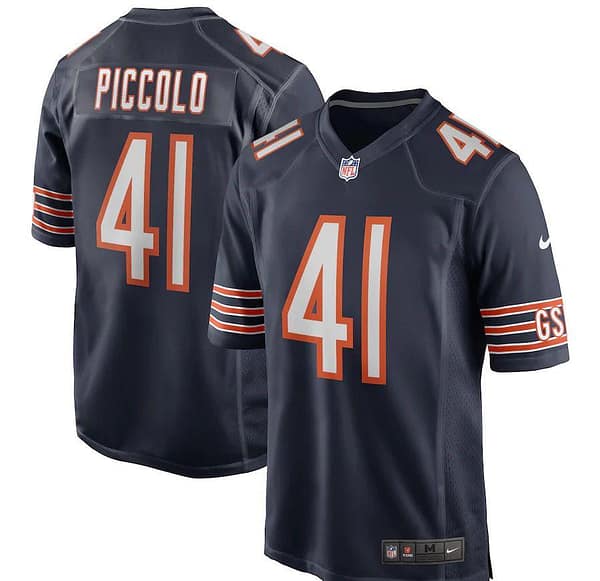 Men's Brian Piccolo Navy Retired Player Limited Team Jersey
