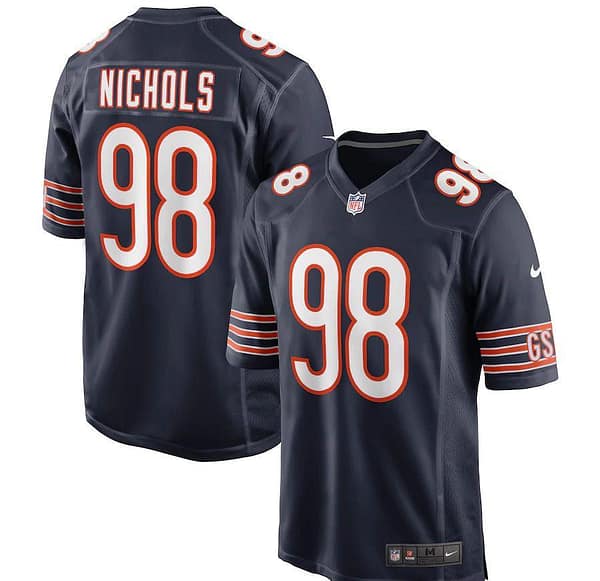 Men's Bilal Nichols Navy Player Limited Team Jersey