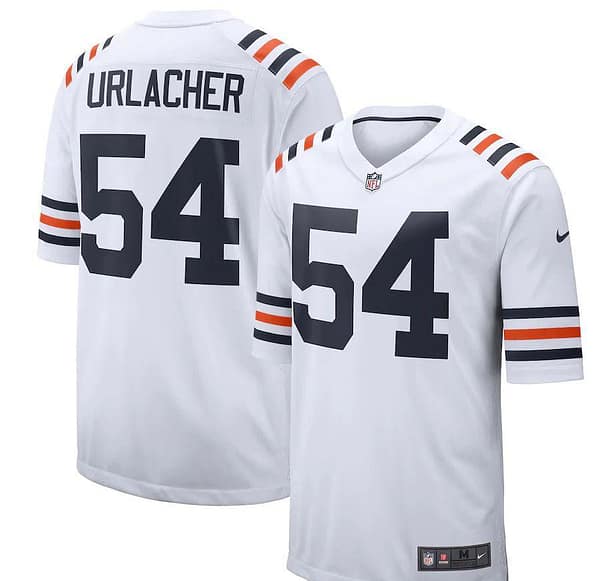 Men's Brian Urlacher White 2019 Alternate Classic Retired Player Limited Team Jersey