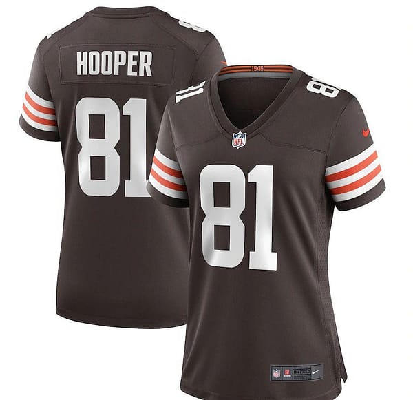 Women's Austin Hooper Brown Player Limited Team Jersey