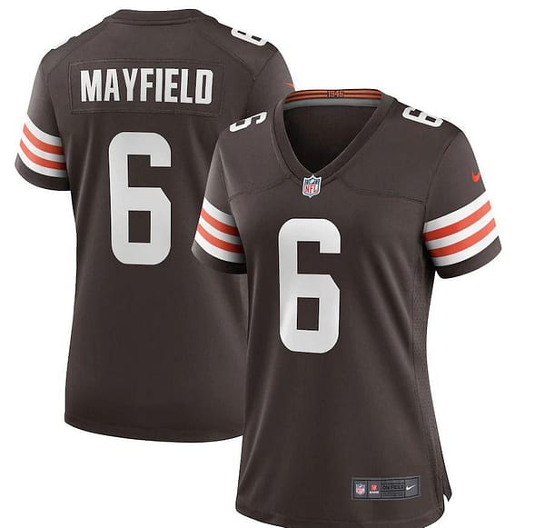 Women's Baker Mayfield Brown Player Limited Team Jersey