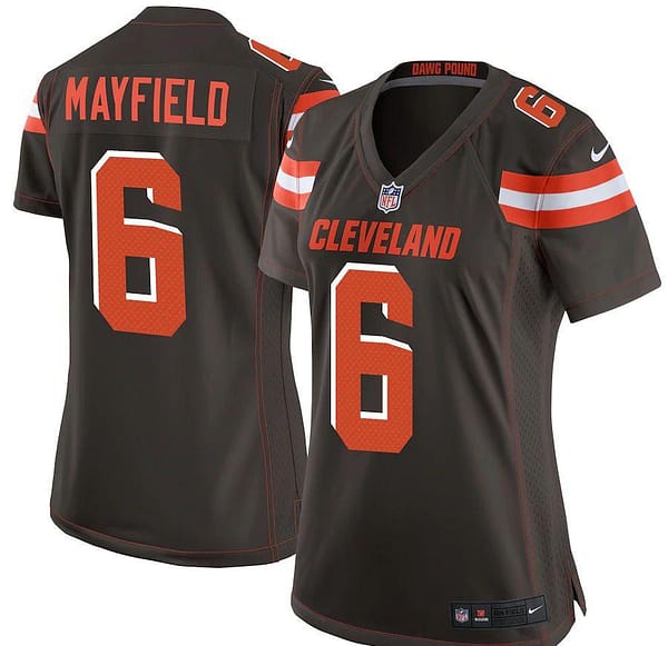 Women's Baker Mayfield Brown Player Limited Team Jersey