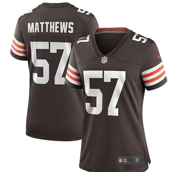 Women's Clay Matthews Brown Retired Player Limited Team Jersey