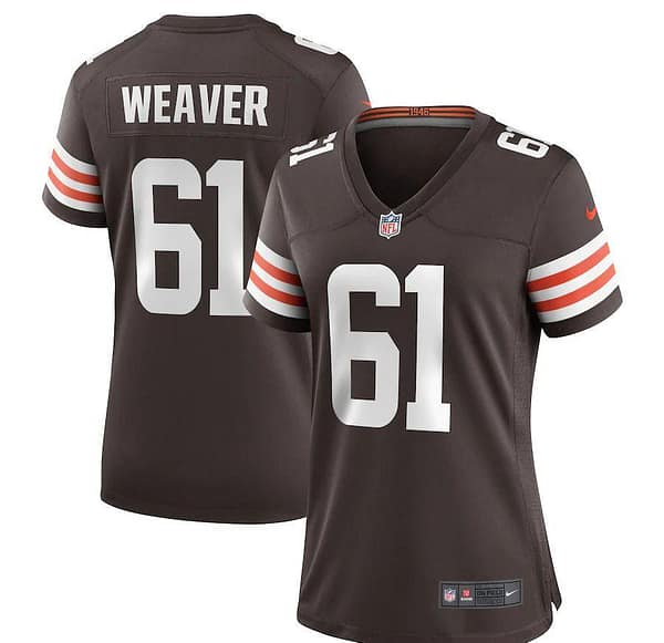 Women's Curtis Weaver Brown Player Limited Team Jersey