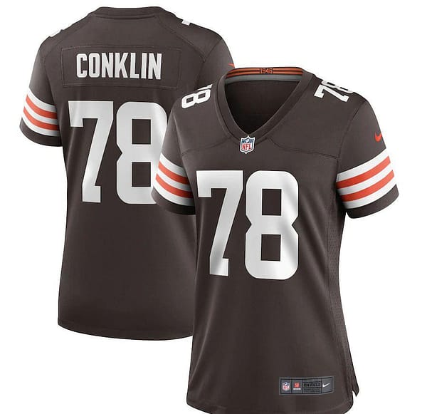 Women's Jack Conklin Brown Player Limited Team Jersey