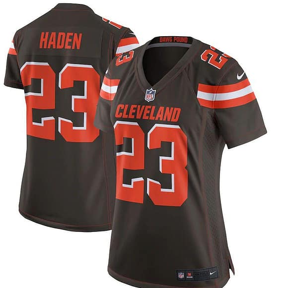 Women's Joe Haden Brown Player Limited Team Jersey