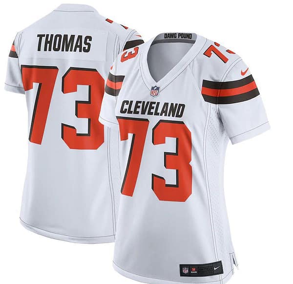 Women's Joe Thomas White Player Limited Team Jersey