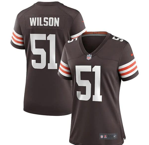 Women's Mack Wilson Brown Player Limited Team Jersey