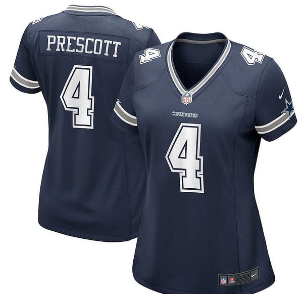 Women's Dak Prescott Navy Player Limited Team Jersey
