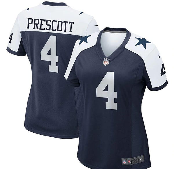 Women's Dak Prescott Navy Alternate Player Limited Team Jersey
