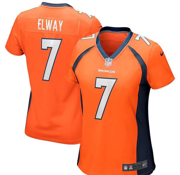 Women's John Elway Orange Retired Player Limited Team Jersey