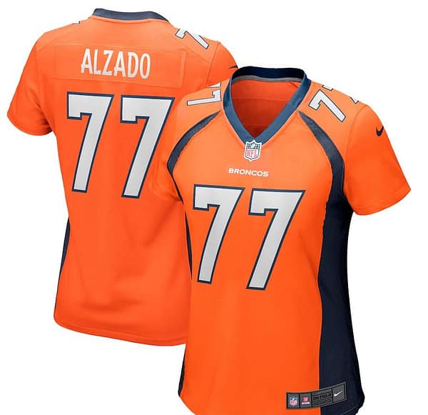 Women's Lyle Alzado Orange Retired Player Limited Team Jersey