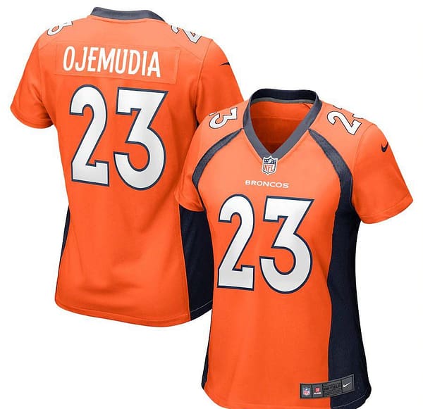 Women's Michael Ojemudia Orange Player Limited Team Jersey