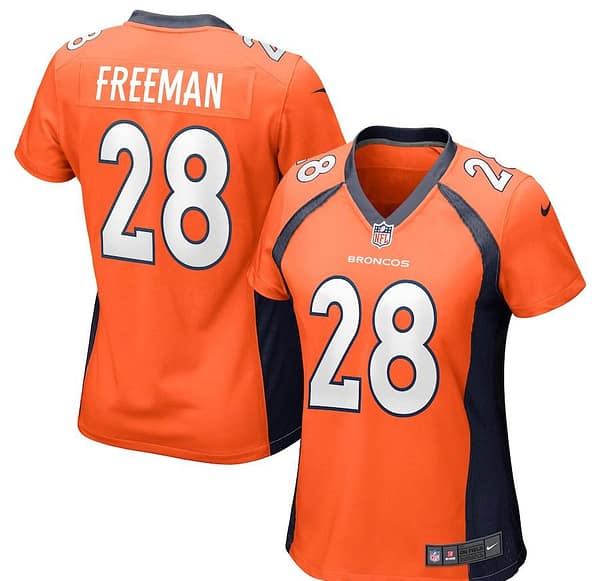 Women's Royce Freeman Orange Player Limited Team Jersey