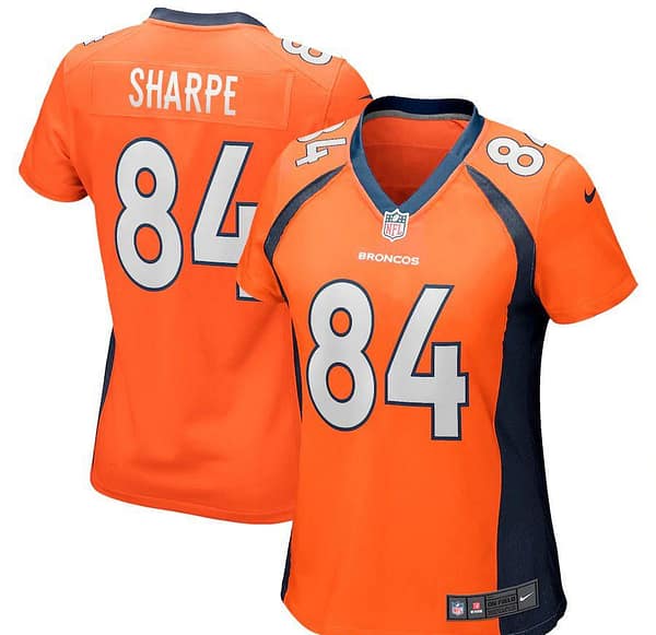 Women's Shannon Sharpe Orange Retired Player Limited Team Jersey