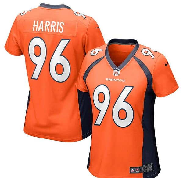 Women's Shelby Harris Orange Player Limited Team Jersey